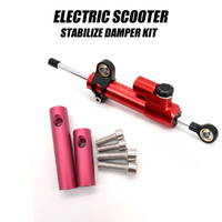 Steering Damper Bracket Support Kit For Inxing V5 Electric Scooter CNC Stabilizer Steering Damper Adjustable