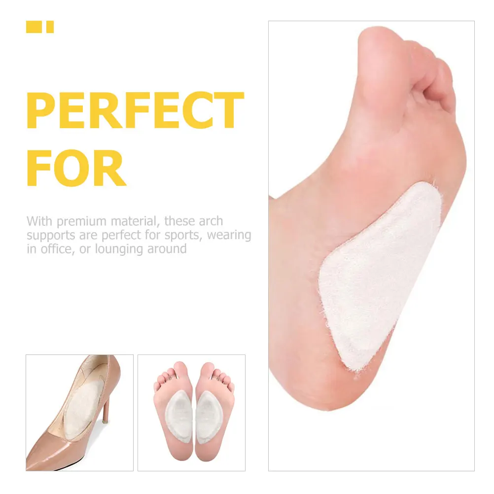 2 Buah Bantalan Penopang Lengkungan Kaki Wol Felt Koreksi Kaki Rata Bantalan Pereda Nyeri Bantalan Perawatan Kaki Nyaman untuk Pemakaian Sehari-hari dan