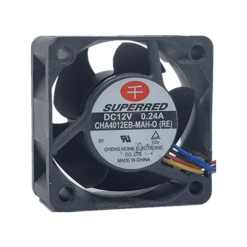 

+New for Qianhong CHA4012EB-MAH 12V 0.24a 4020 4cm four wire PWM temperature control cooling fan