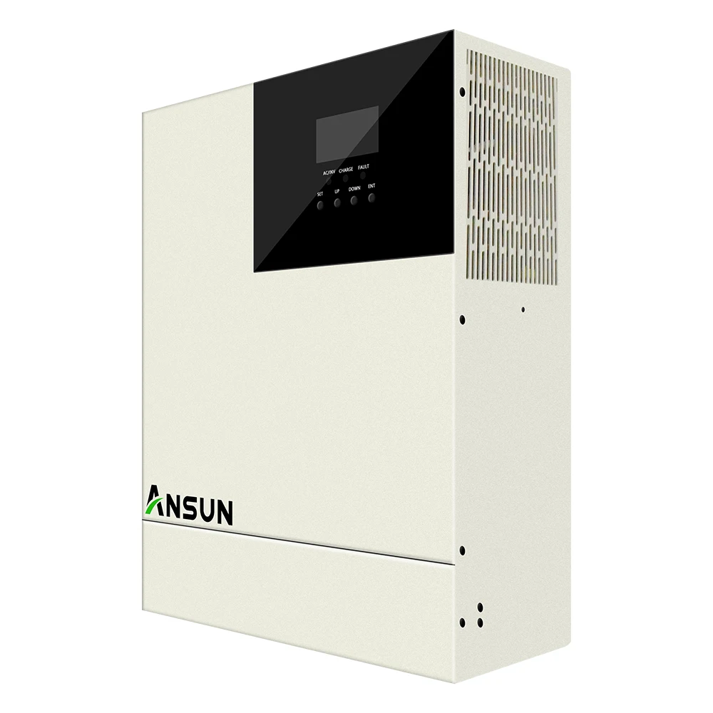 Ansun MPPT 3KW 5KW 10KW 15KW 24V 48V Hybrid Inverter Pure Sine Wave Off Grid solar Inverter Manufacturer