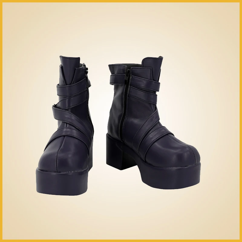 Höschen & Strümpfe mit Strumpfgürtel Polizei Strumpf Cosplay Kostüm Schuhe Schwarz Handgefertigte Kunstleder Halloween Party Stiefel