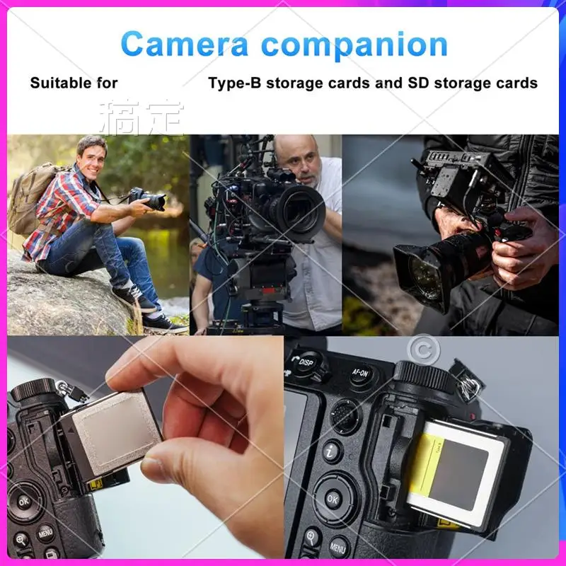 

AP-Cfexpress Type B And SD Dual-Slot Memory Card Reader, 10Gbps USB 3.2 Gen 2 Type B Cfexpress Adapter Memory Card Reader