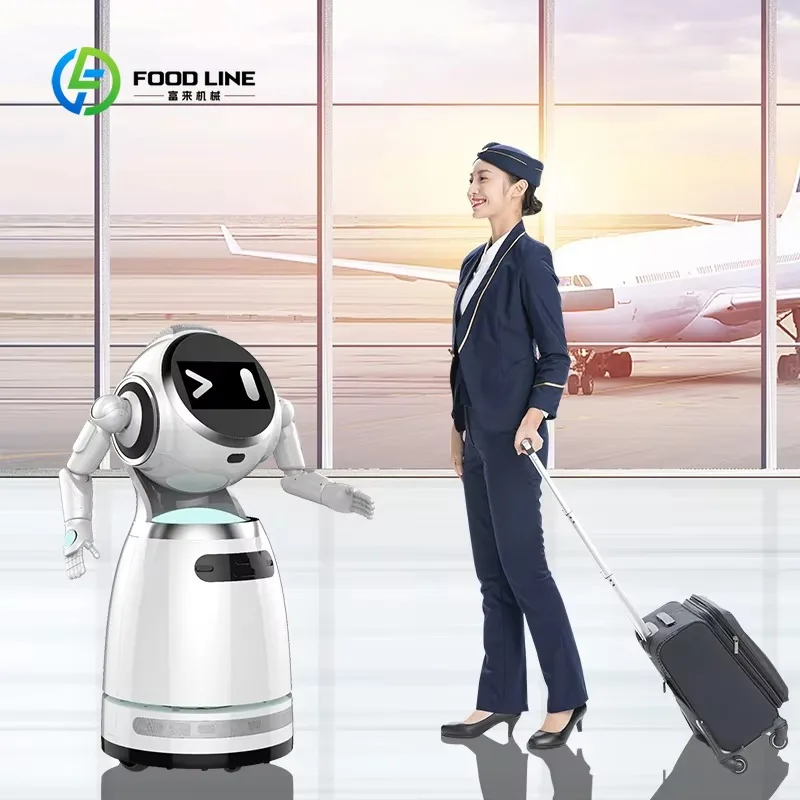 Customized Commercial Reception Robot Best AI Humanoid Welcome Robot for Showroom Guided Tours Service Robot