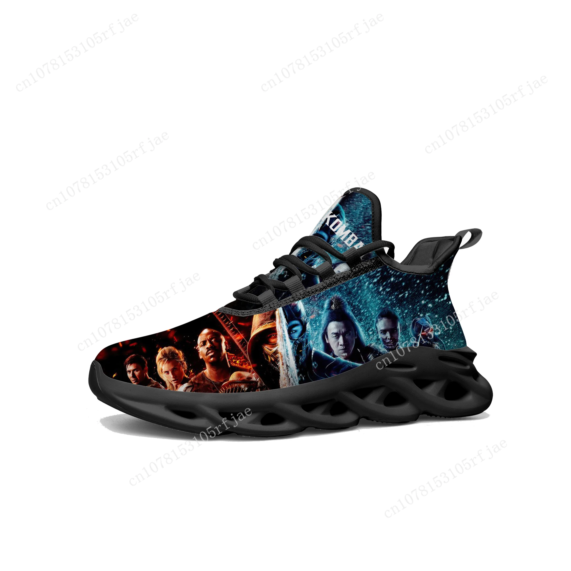 Mortal Kombat Flats Sneakers Cartoon Game Men Women Teenager Sports Running Shoes High Quality Fashion Tailor Made Lace Up Shoes