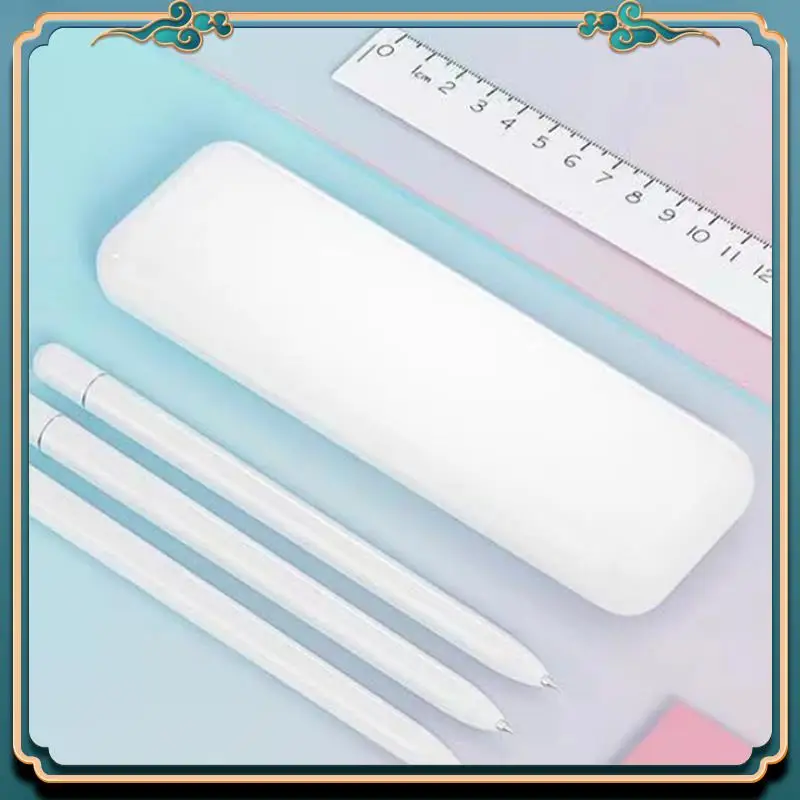 (جديد) - حافظة تقنية أنيقة ذات 3 أقلام - حامل مغناطيسي بتصميم جمالي، قرطاسية ممتازة للطلاب والمراهقين