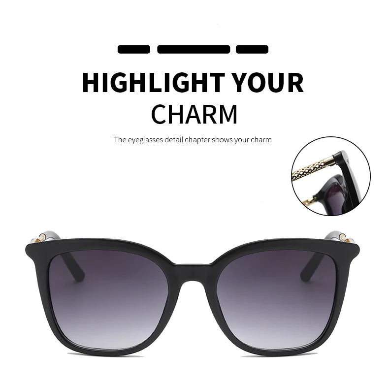 Klassische quadratische Sonnenbrille für Damen und Herren, Vintage-Sonnenbrille mit Legierungsrahmen, Retro-Trend, modischer Stil, Oculos De Sol 9169 – Detail 2