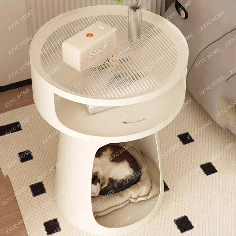 A sale Bedroom Iron Bedsides Table Small Household Room Stuff Bedsides Table House White Home Furniture