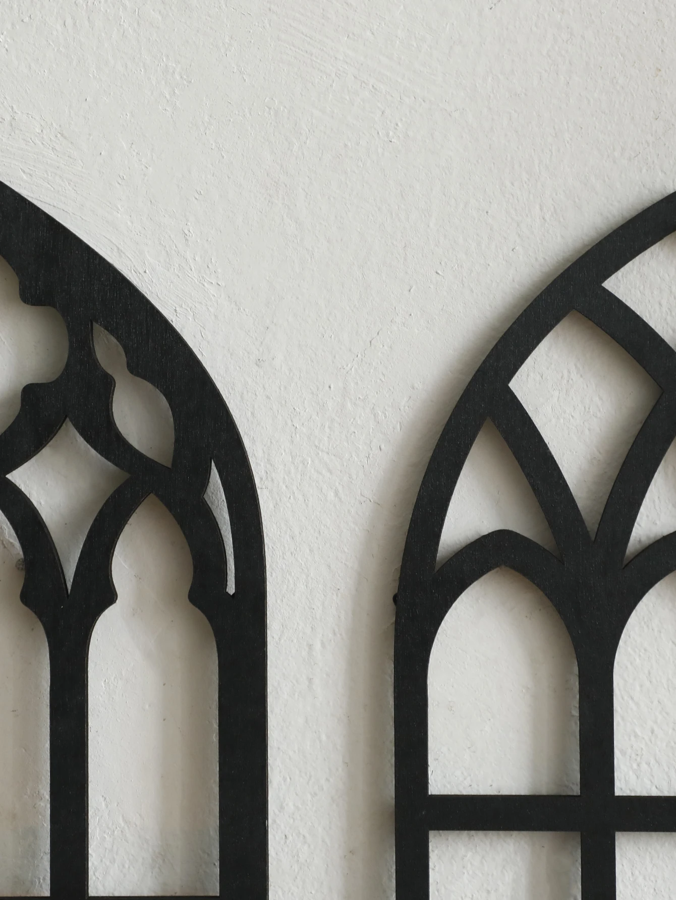 Black Gothic Shelf Wooden Hollow Wall Decoration Wall Hanging Floating Shelves Display Stand Vintage Door Frame Witch Home Decor