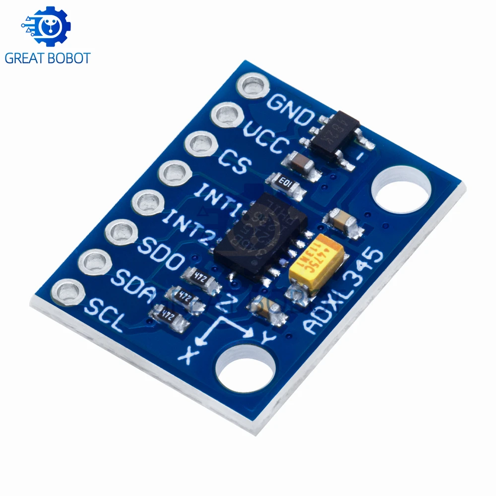 GY-291 ADXL345 3-Axis Digital Accelerometer Tilt & Gravity Sensor Module IIC SPI Interface for Arduino