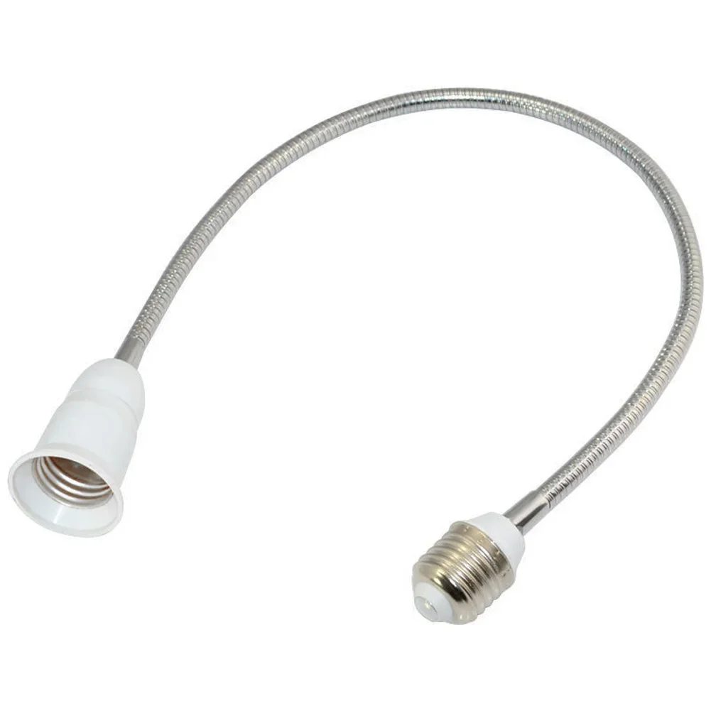 1-3 ชิ้นยืดหยุ่น E27 to E27 ซ็อกเก็ตหลอดไฟ Extender E27 โคมไฟฐานหมุนโคมไฟผู้ถือ Converter ฐานผู้ถือสกรู 100-230 โวลต์