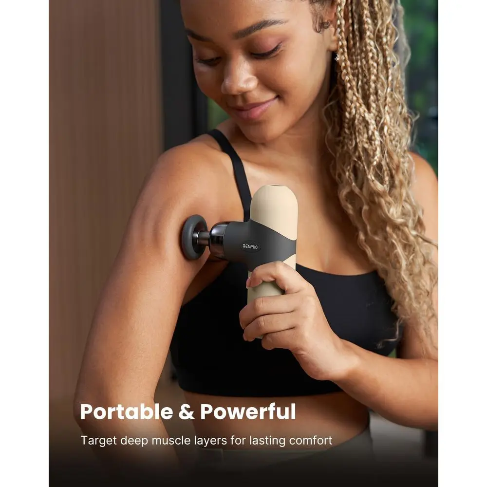 ปืนนวดขนาดเล็กแบบใช้ความร้อน พร้อมคุณสมบัติ HSA เหมาะสำหรับเป็นของขวัญวันวาเลนไทน์ วันเกิด หรือสำหรับผู้หญิง ผู้ชาย นวดเนื้อเยื่อชั้นลึกแบบพกพา