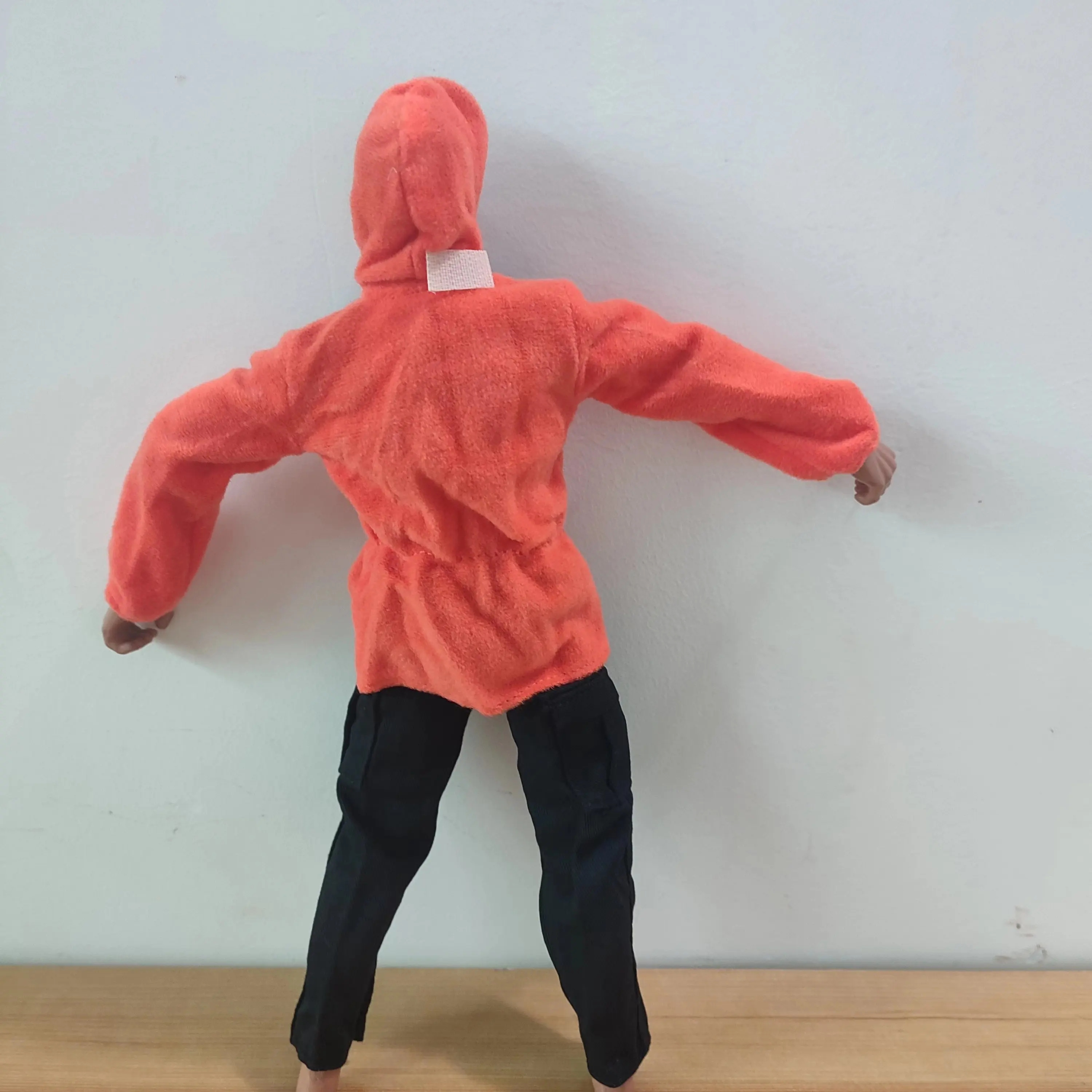 Instore1:6 Scale Action Figure Uniform Soldiers Clothes Accessories Soldiers Hooded Coat Pants Suit Orange Casual Clothing Model