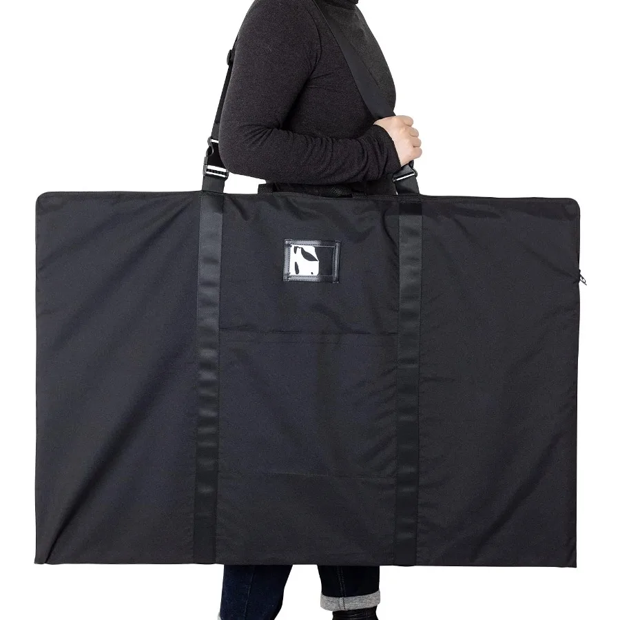 Large Size Art Portfolio Bag 24 x 36 inches Lightweight Nylon Shoulder Bag with Handle and Zipper for Efficient Poster Sketchin