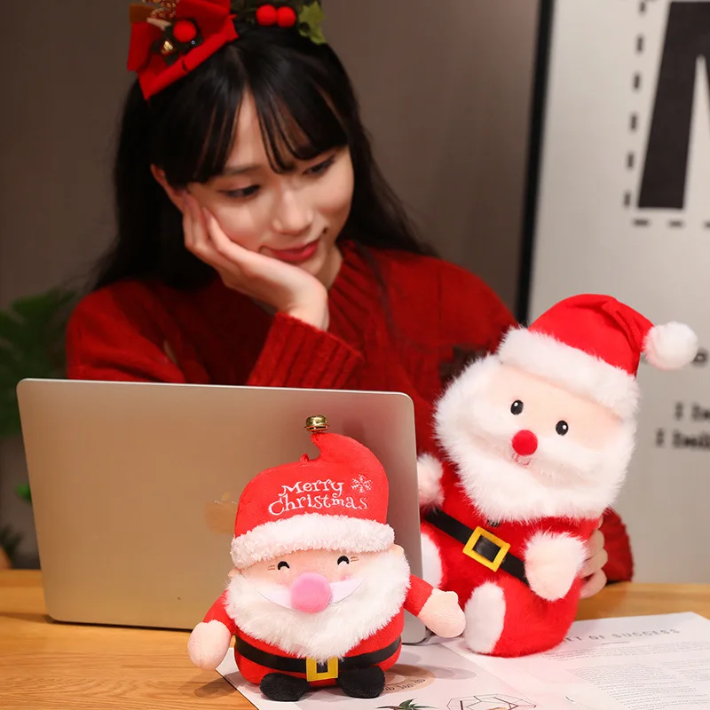 Poduszka choinkowa, lalka renifer, pluszak, lalka Święty Mikołaj, dziewczyna, prezent świąteczny, prezent świąteczny dla przyjaciółki