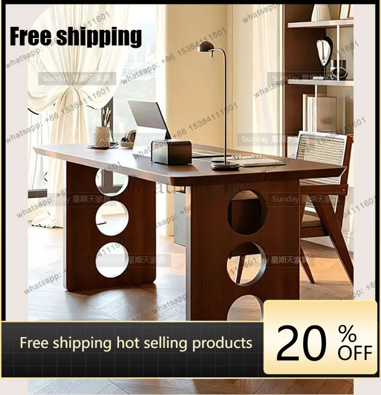 Factory Direct Antique Rectangle Dining Table Creative Multifunctional Long Table