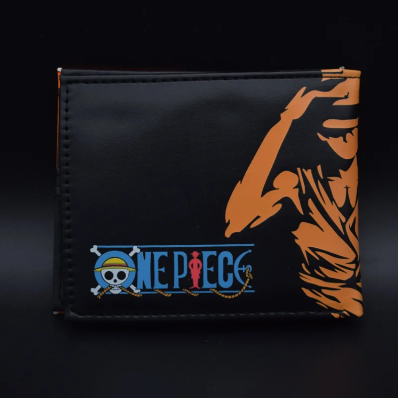 Anime japonés One Piece Monkey D. Luffy Hermosa cartera de dibujos animados Pequeño regalo