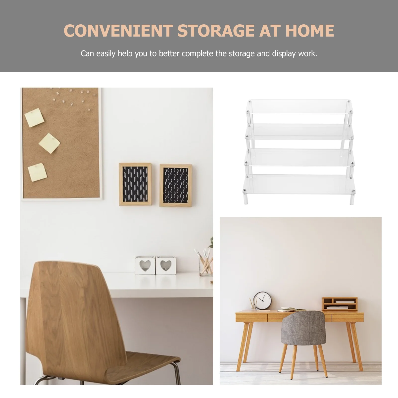 

1Pcs Acrylic Makeup Display Rack Multi-Layer Lipstick Organizer Nail Polish Stand Practical Cosmetics Storage Lipstick Rack