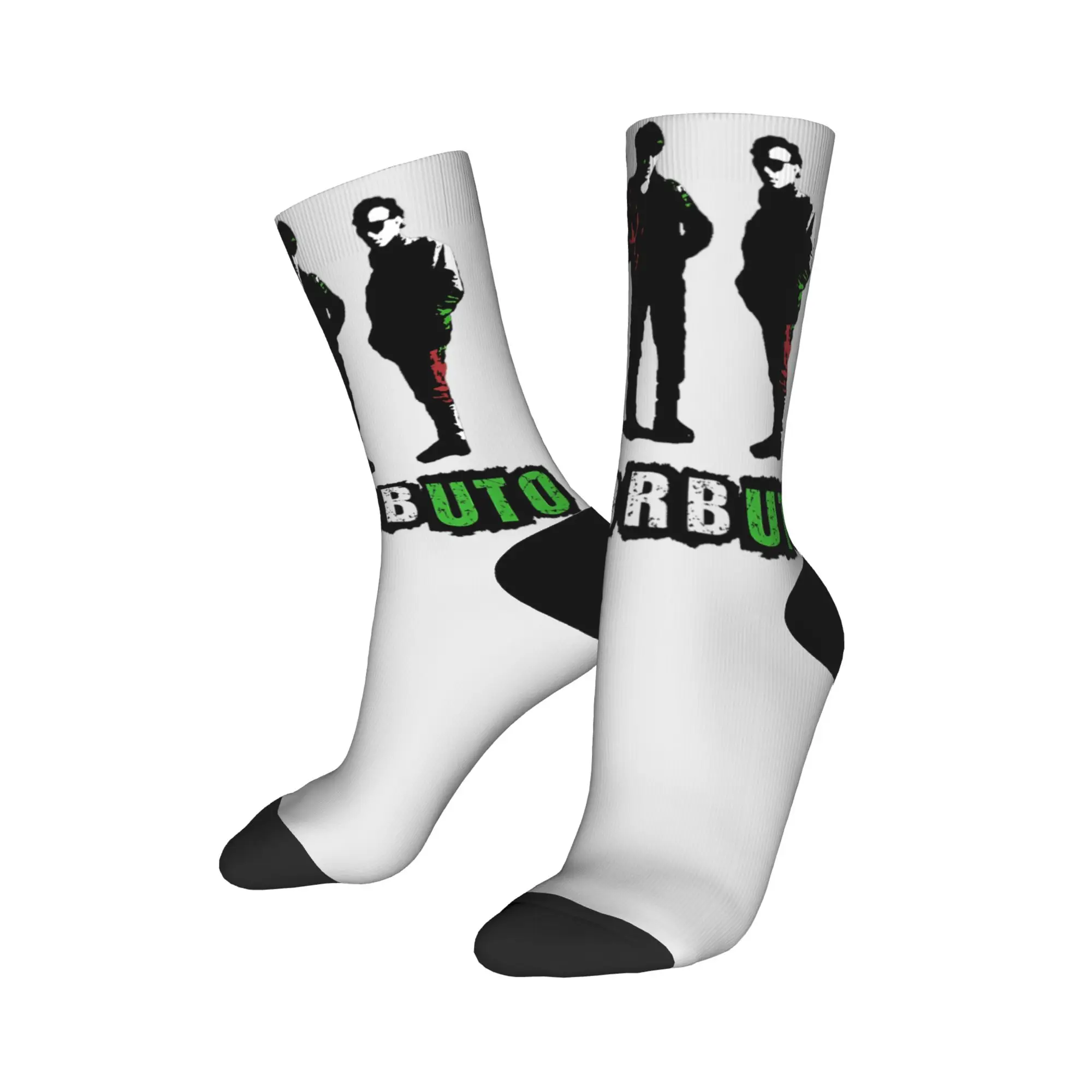 Eskorbuto meias góticas mulheres homens quentes meias macias primavera correndo personalizado anti skid meias presente de aniversário