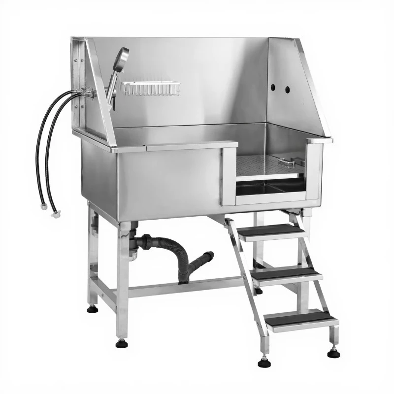 

38-Inch Pet Bath Eco-friendly Portable Stainless Steel Pet Spa Bath