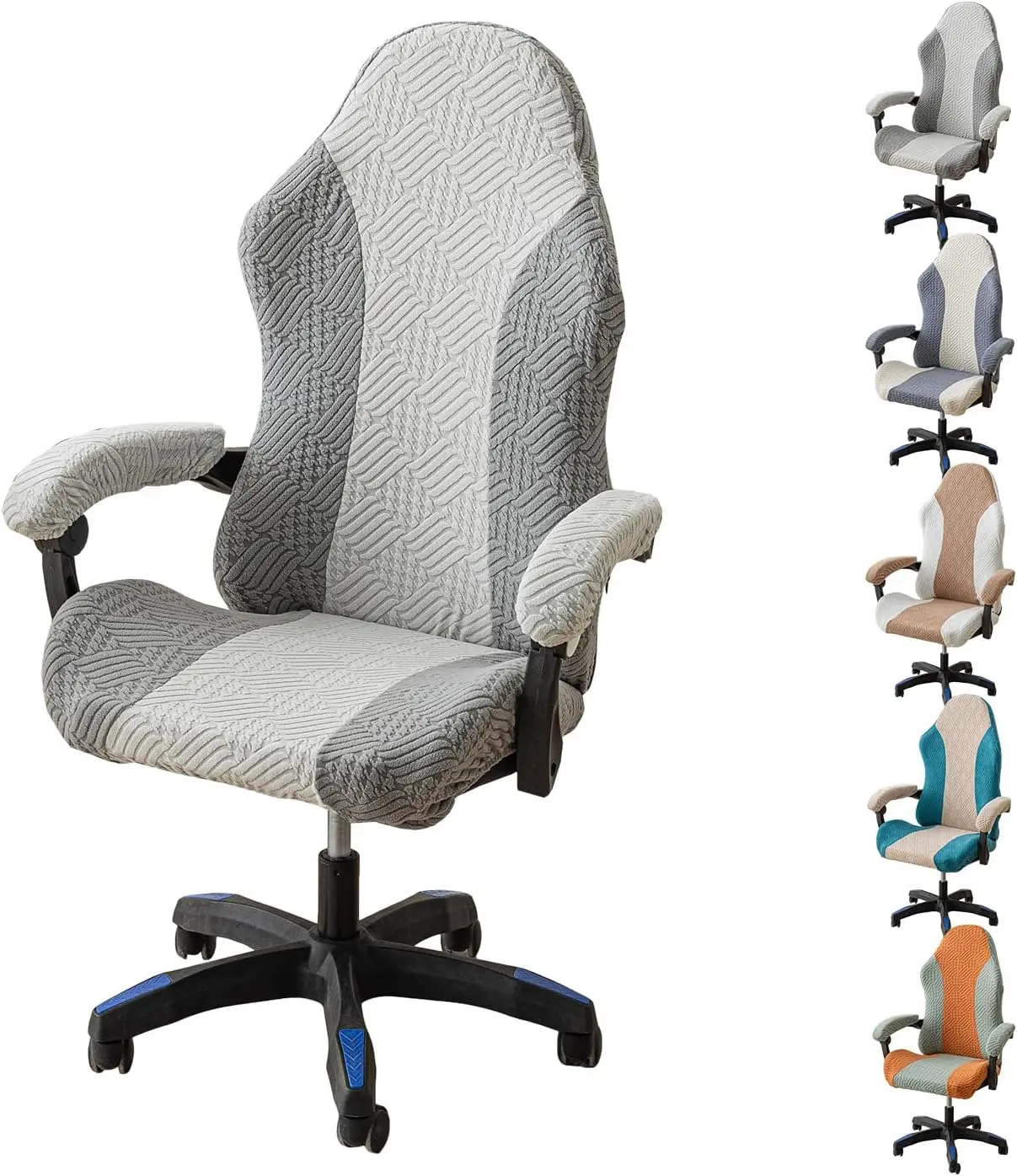 

Gaming Chair Covers Slipcovers Stretch Office Desk Chair Cover With Armrest Covers Computer Chair Cover Ergonomic Rotating