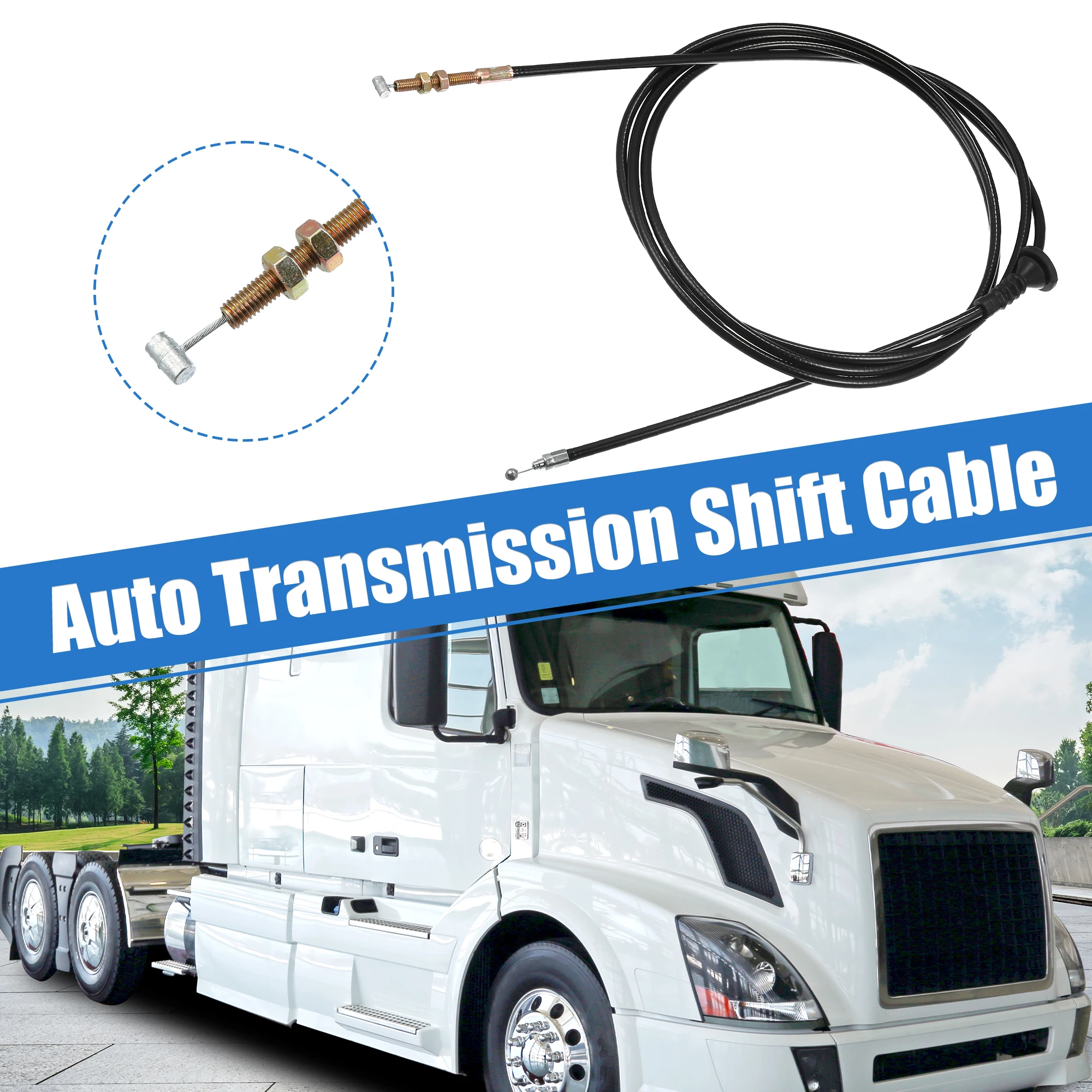 

Motoforti 1 Pcs 924-5503 82601061 Motor Bike Hood Release Cable for Volvo Select Models Black