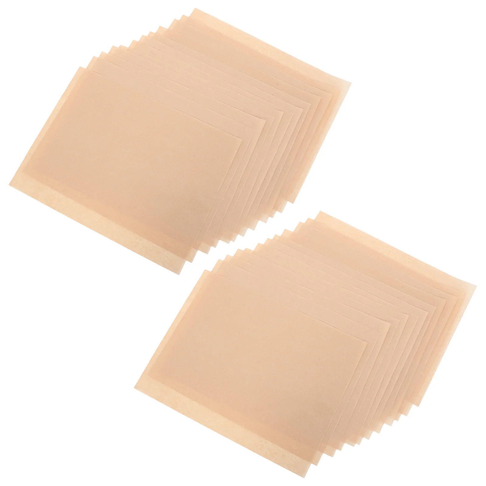

100pcs Unbleached Parchment Paper Baking Sheets Non Stick High Heat Resistant For Oven Air Fryer Grill Cake Cookie Steaming