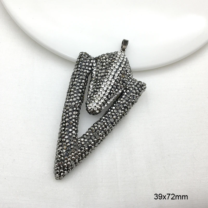 1 pcs Multi-style Round/Star/palm shape crystal Charms,Pave rhinestone Pearl Pendant,necklace connector Earrings Jewelry making