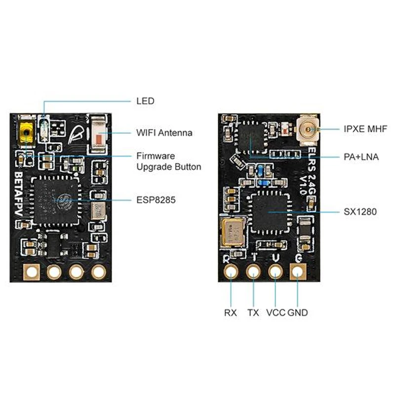 BETAFPV Nano/Lite/Micro/SuperD ELRS 2.4G 915MHZ ricevitore Diversity mini ricevitore a lungo raggio per RC FPV Racing Drone