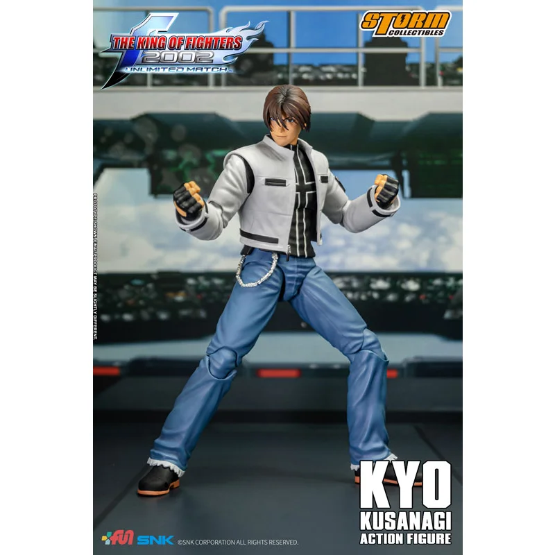 100% Original Storm Toys Fist The King Of Fighters 2002 Unlimited Match Kyo Kusanagi In Stock Anime Action Collection Figures