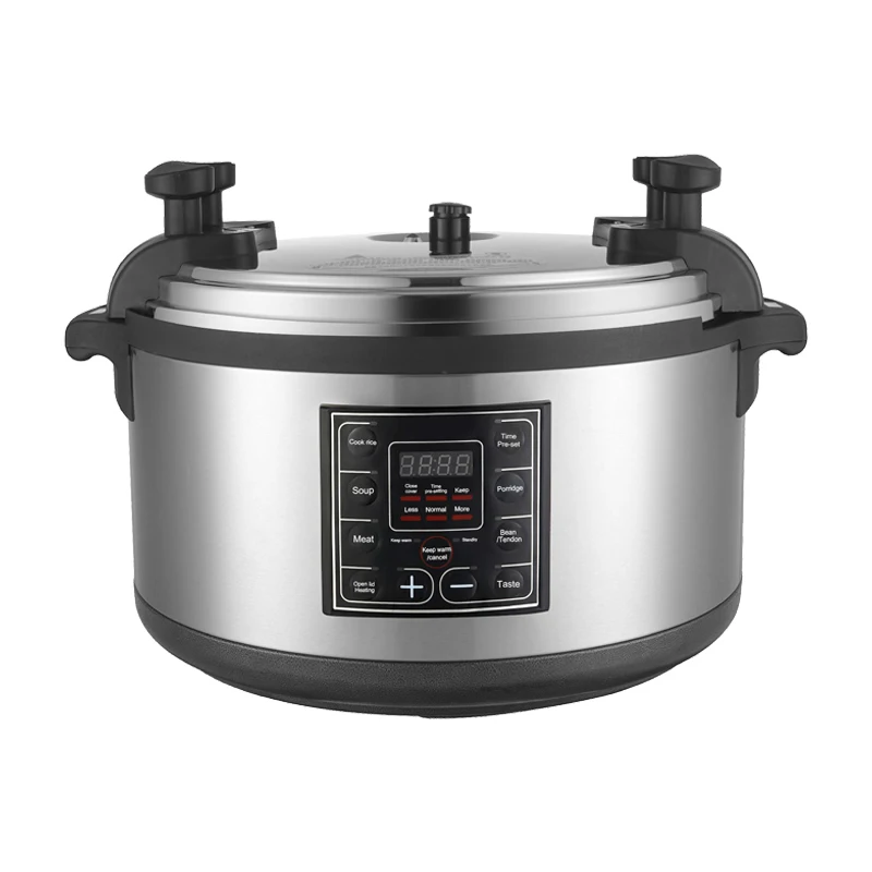 Okicook Acciaio inossidabile antiaderente 33 litri Grande pentola a pressione elettrica multifunzione Cuociriso