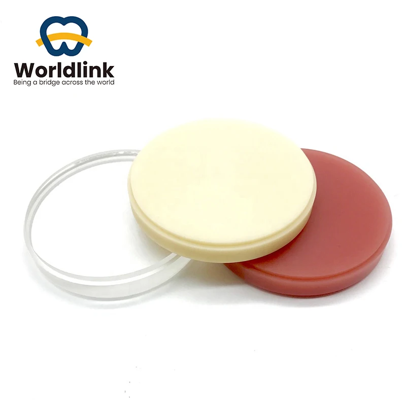

2Pcs Clear Dental PMMA Block Transparent Polishing Surface and Sandy Surface Clear PMMA Material for lab use
