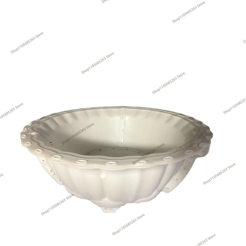 Large Size Cement Flowerpot Mold Thickened Rectangular Circular Bonsai Soil Plastic