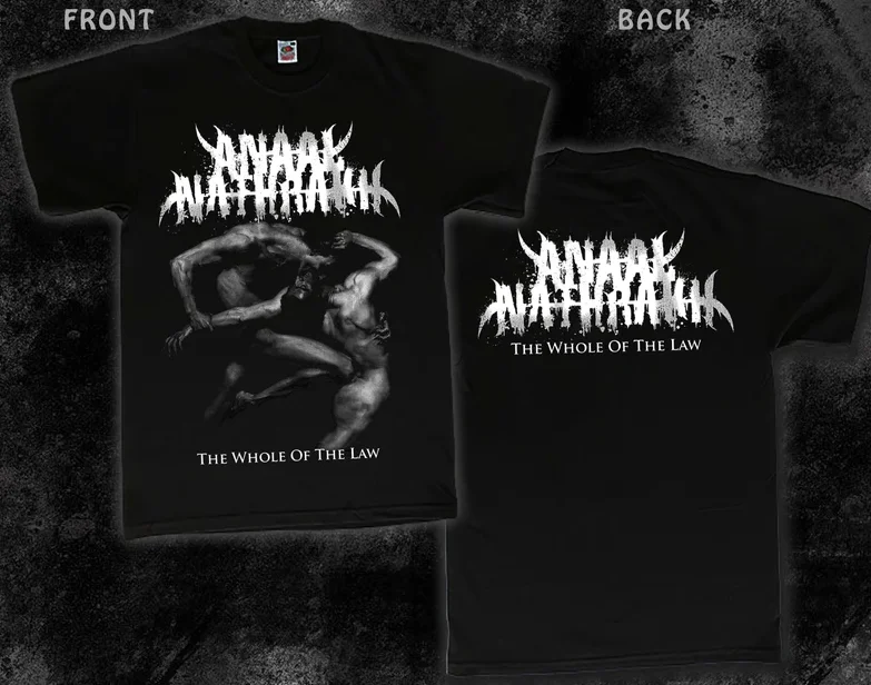 New Dtg/Dtf printed T-shirt - Anaal Nathrakh - The Whole of the Law- size-US