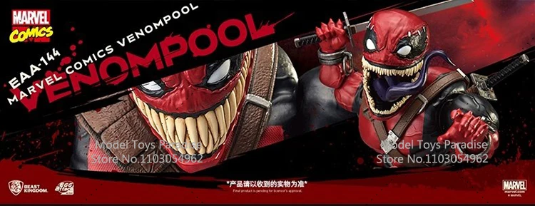 Original 1/12 Soldier Venom Deadpool Marvel Anti-hero Full Set 21cm Movable Action Figure Model For Fans Gifts