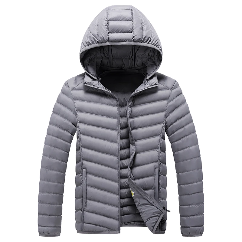 Men Padding Jacket Winter Puffer Padding Colorful Outwearing Windproof With Detachable Hood Overcoat Winter Cloth Free Shipping