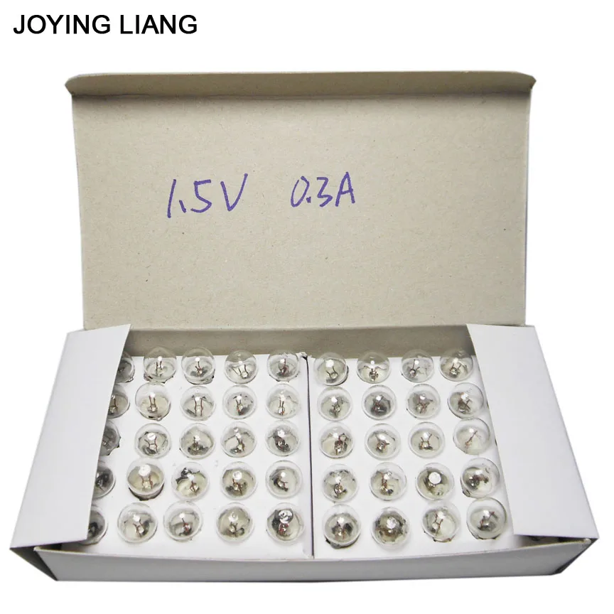 Student Electrical Experimental Physics Class Used 0.3A 1.5V 2.5V 3.8V Small Incandescent Bulbs JOYING LIANG 50PCS/LOT