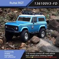 RGT Ruitai 1/10 Cruiser Four-Wheel Drive Simulation Climbing Car Professional Rc Remote Control Off-Road Vehicle Ford Mustang