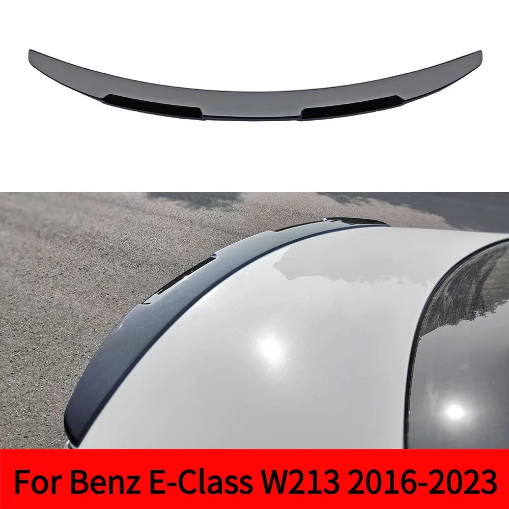 

Rear Trunk Air Splitter Spoiler Wing For Mercedes Benz E-Class W213 E260 E300 E63S 2016- 2023 Body Kit ABS