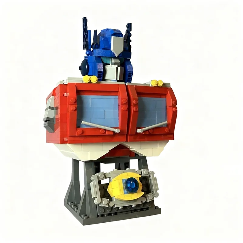 849pcs MOC TF Optimus Prime Bust Model Building Blocks Construction Toys DIY Christmas Gifts Creative Idea Education Brick