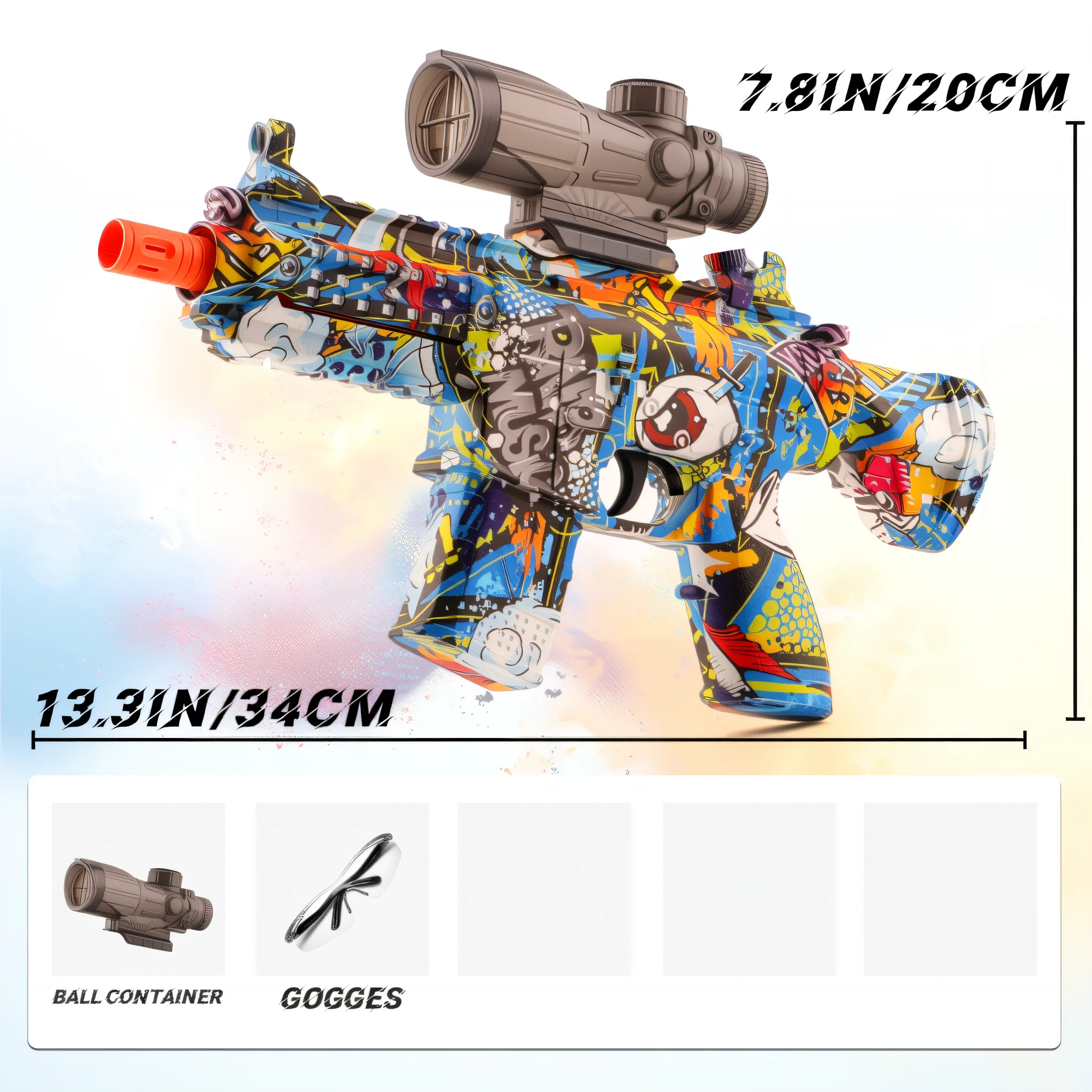 M416 マニュアル スラム ファイア ジェル ボール ブラスター ​ ​   – スプリング式で電気不要（弾丸なし）