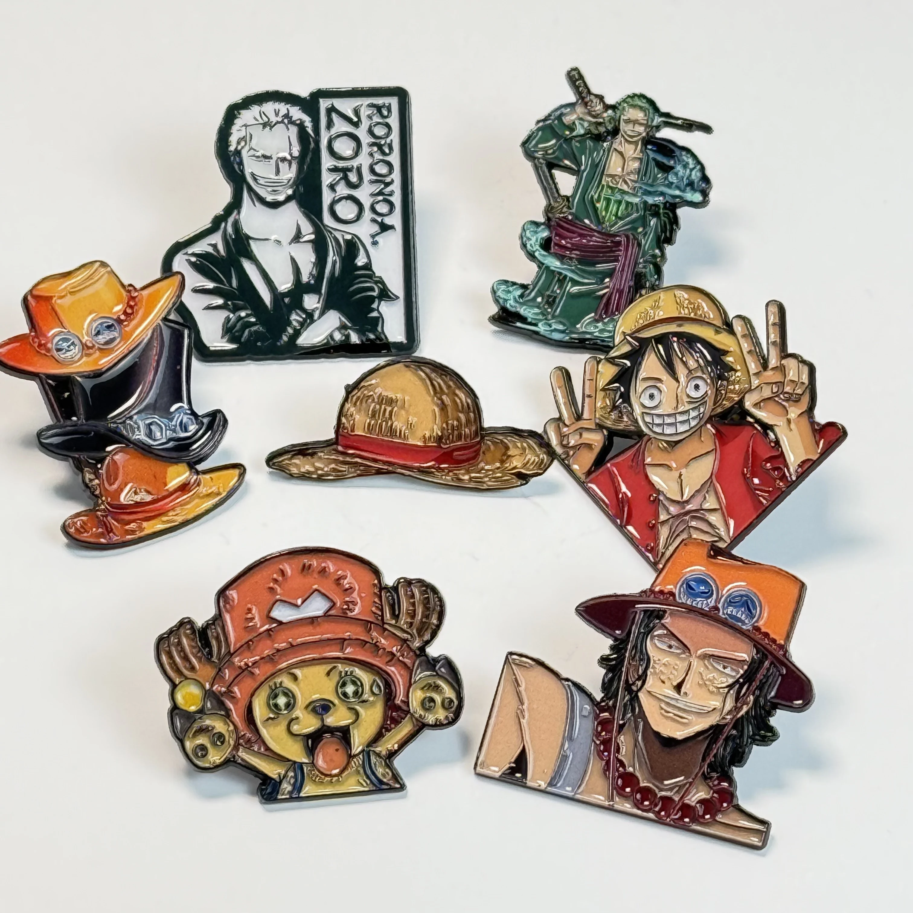 

One Piece Manga Pin Anime Lapel Pins Backpacks Cute Things Vegeta Goku Brooches Badges on Backpack Brooch for Clothes Jewelry