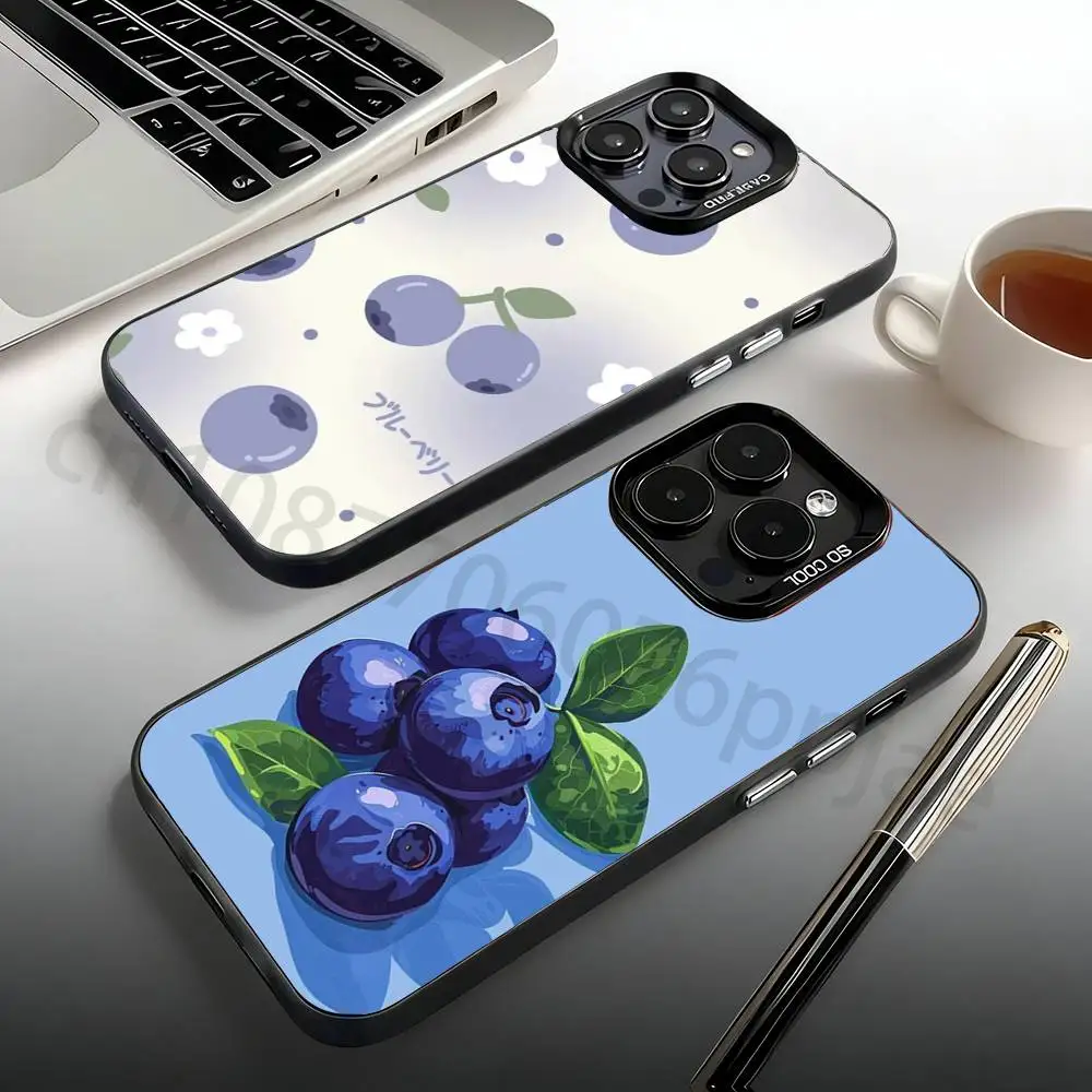 

Blueberry series Phone Case For iPhone 17,16,15,14,13,12,11,Pro,Max,Plus,Mini, Matte Shockproof Case