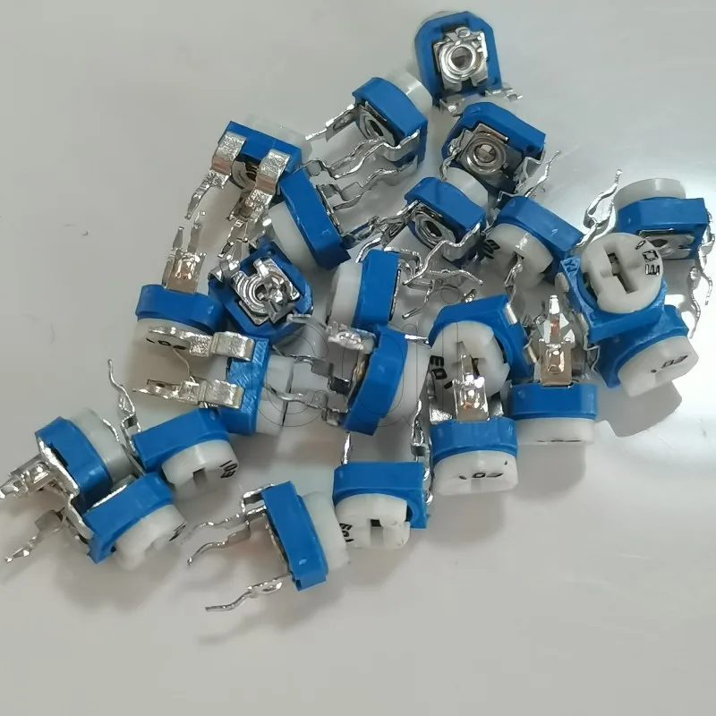 20 قطعة RM065 RM-065 سلسلة 100 200 500 1K 2K 5K 10K 20K 50K 100K 200K 500K 1M أوم Trimpot الانتهازي الجهد متغير المقاوم #2