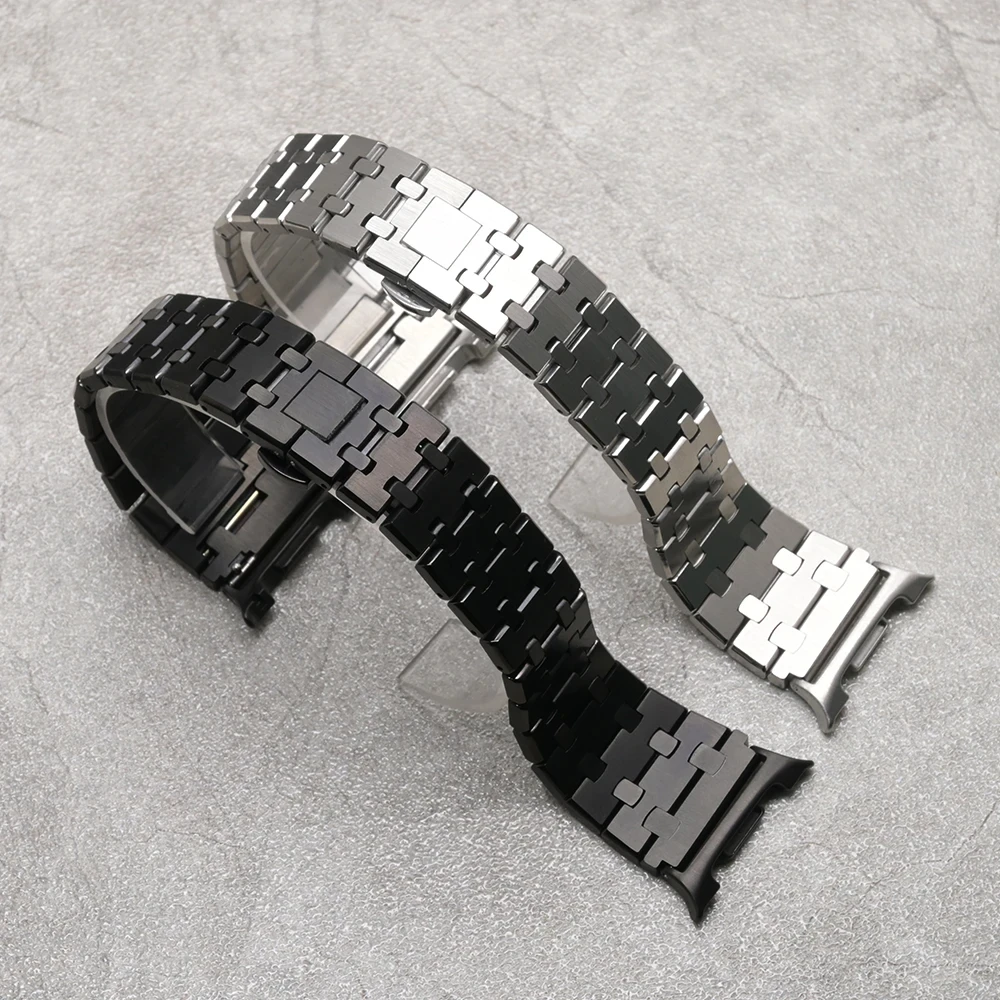 Edelstahl-Armband ohne Lücken für Samsung Galaxy Watch 8 44 mm 40 mm 8 Classic 46 mm, Metallarmband für Galaxy Watch Ultra 2025 47 mm