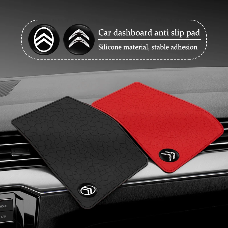 Car Styling Anti Slip Pad Phone PVC Non Slip Sticky Gel Mat For Citroen Celysee C6 C3 C5 C1 C2 Aircross Picasso Cactus Berlingo