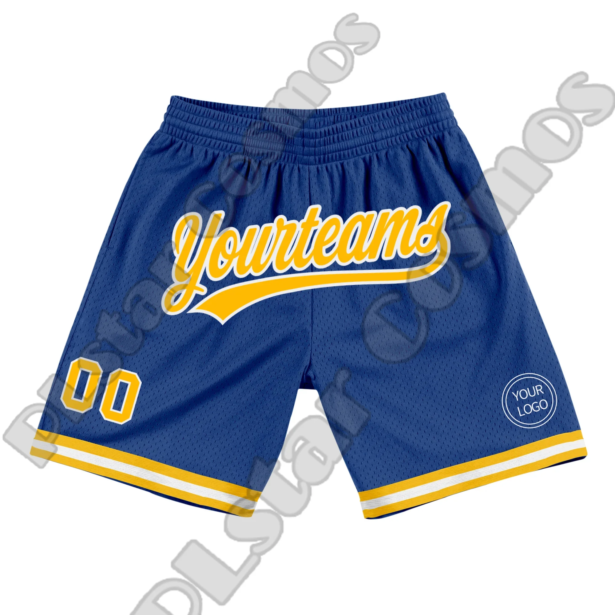 Nome personalizado Logotipo Número da equipe Basquete Shorts Calças Retro Malha Respirável Sportswear 3DPrint Verão Harajuku Drop Shipping X5