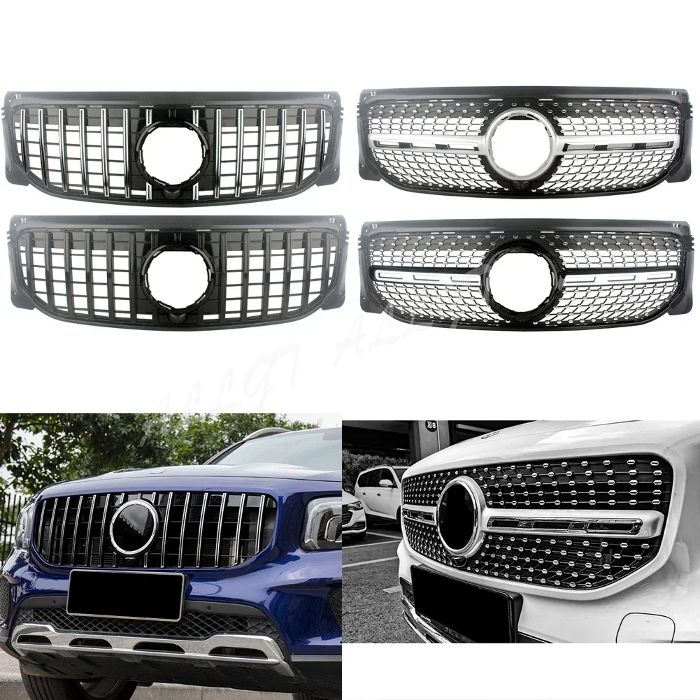 Front Racing Facelift Grille Upper Grill For Mercedes Benz For Mercedes-Benz X247 GLB-Class 2020 2021+