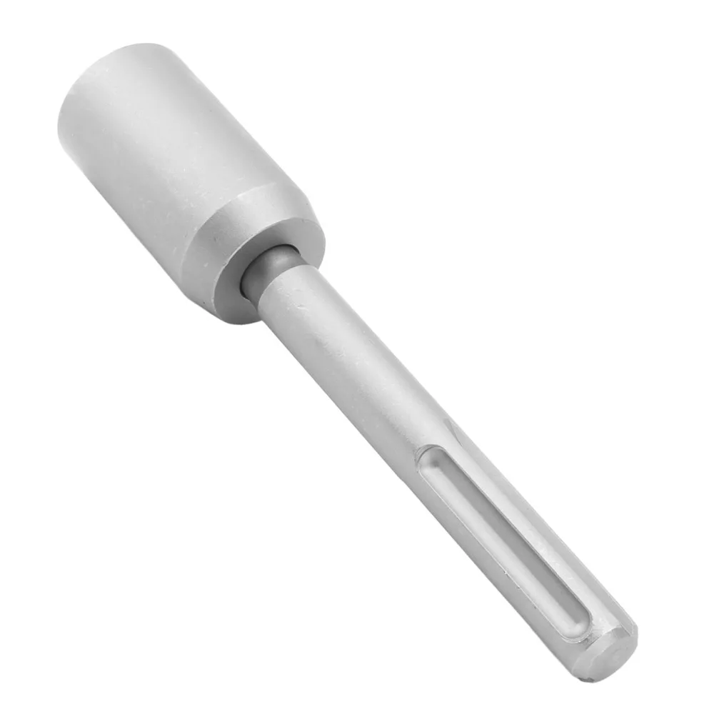 Durable Metal Post Driver Silver Easy Installion Post Pounder Heavy Duty Compact Ground Rod Driver for SDS MAX