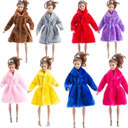 New 30cm 1/6 Grows Outfit Flannel coat Accessories Clothes for Barbies doll