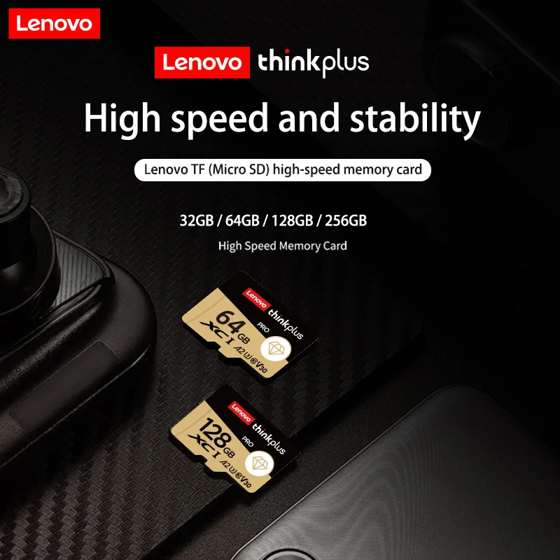 

Карта памяти Lenovo SD класса 10 с небольшой емкостью 16 ГБ, 32 ГБ, 64 ГБ, 128 ГБ, 256 ГБ для камер, мобильных телефонов и т. д.